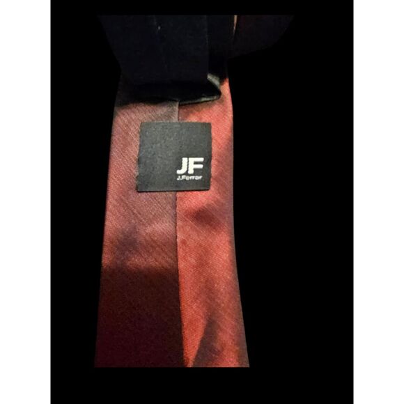 J. Ferrar Black‎ & Red Ombre Tie - Picture 2 of 2